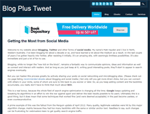 Tablet Screenshot of blogplustweet.com